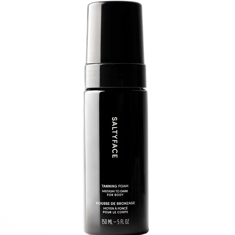SALTYFACE - Tanning Foam (Medium to Dark)Self Tanner for Body, Legs, Arms, Back